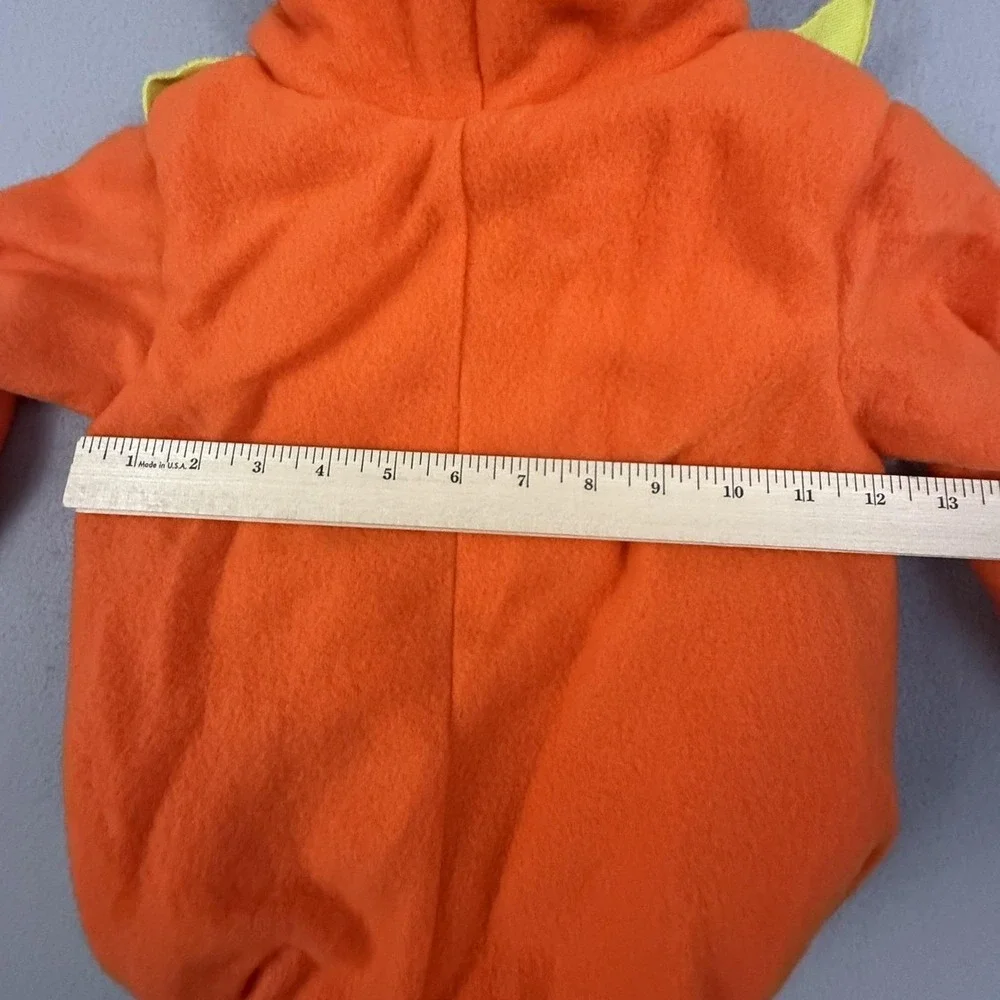 Clothing Pumpkin Costume Unisex Baby Orange Fleece Hooded Romper Mingyilu